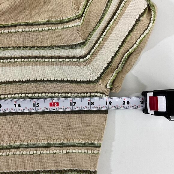 90s striped knit shirt - Picture 6 of 7